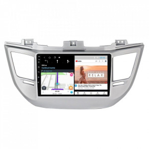 Navigatie dedicata cu Android Hyundai Tucson 2015 - 2018, 2GB RAM, Radio GPS Dual Zone, Display HD 9" Touchscreen, Internet Wi-Fi, Bluetooth, MirrorLink, USB, Waze