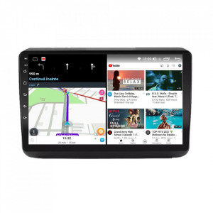 Navigatie dedicata cu Android Jeep Grand Cherokee IV 2014 - 2021, 6GB RAM, Radio GPS Dual Zone, Display HD IPS 9" Touchscreen, Internet Wi-Fi si slot SIM 4G, Bluetooth, MirrorLink, USB, Waze