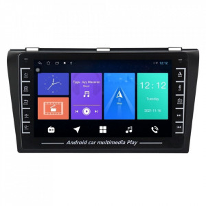Navigatie dedicata cu Android Mazda 3 2003 - 2009, 1GB RAM, Radio GPS Dual Zone, Display HD IPS 8" Touchscreen, Internet Wi-Fi, Bluetooth, MirrorLink, USB, Waze