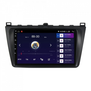 Navigatie dedicata cu Android Mazda 6 2008 - 2013, 6GB RAM, Radio GPS Dual Zone, Display HD IPS 9" Touchscreen, Internet Wi-Fi si slot SIM 4G, Bluetooth, MirrorLink, USB, Waze