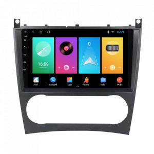 Navigatie dedicata cu Android Mercedes CLC-Class CL203 2008 - 2011, 2GB RAM, Radio GPS Dual Zone, Display HD 9" Touchscreen, Internet Wi-Fi, Bluetooth, MirrorLink, USB, Waze