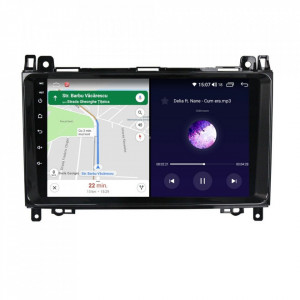 Navigatie dedicata cu Android Mercedes Viano 2007 - 2014, 6GB RAM, Radio GPS Dual Zone, Display HD IPS 9" Touchscreen, Internet Wi-Fi si slot SIM 4G, Bluetooth, MirrorLink, USB, Waze