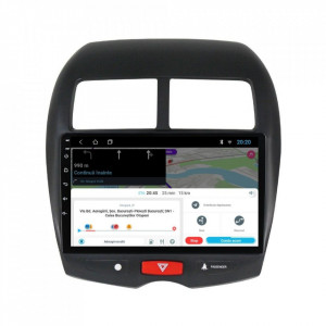 Navigatie dedicata cu Android Mitsubishi ASX 2010 - 2019, 1GB RAM, Radio GPS Dual Zone, Display HD 10" Touchscreen, Internet Wi-Fi, Bluetooth, MirrorLink, USB, Waze