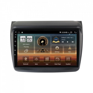 Navigatie dedicata cu Android Mitsubishi L200 2005 - 2015, 8GB RAM, Radio GPS Dual Zone, Display HD IPS 9" Touchscreen, Internet Wi-Fi si slot SIM 4G, Bluetooth, MirrorLink, USB, Waze