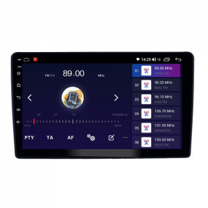 Navigatie dedicata cu Android Peugeot 307 2000 - 2013, negru, 6GB RAM, Radio GPS Dual Zone, Display HD IPS 9" Touchscreen, Internet Wi-Fi si slot SIM 4G, Bluetooth, MirrorLink, USB, Waze