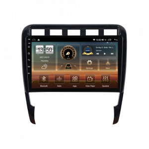 Navigatie dedicata cu Android Porsche Cayenne 2002 - 2010, 6GB RAM, Radio GPS Dual Zone, Display HD IPS 9" Touchscreen, Internet Wi-Fi si slot SIM 4G, Bluetooth, MirrorLink, USB, Waze