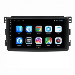 Navigatie dedicata cu Android Smart Fortwo 2007 - 2010, 2GB RAM, Radio GPS Dual Zone, Display HD 9" Touchscreen, Internet Wi-Fi, Bluetooth, MirrorLink, USB, Waze