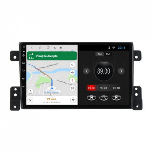 Navigatie dedicata cu Android Suzuki Grand Vitara 2005 - 2015, 2GB RAM, Radio GPS Dual Zone, Display HD 9" Touchscreen, Internet Wi-Fi, Bluetooth, MirrorLink, USB, Waze