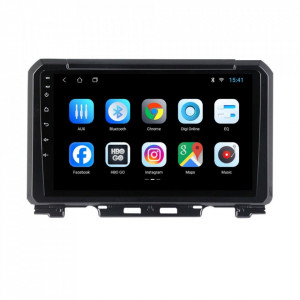 Navigatie dedicata cu Android Suzuki Jimny dupa 2018, 2GB RAM, Radio GPS Dual Zone, Display HD 9" Touchscreen, Internet Wi-Fi, Bluetooth, MirrorLink, USB, Waze