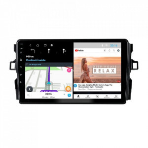 Navigatie dedicata cu Android Toyota Auris 2006 - 2012, 2GB RAM, Radio GPS Dual Zone, Display HD 9" Touchscreen, Internet Wi-Fi, Bluetooth, MirrorLink, USB, Waze
