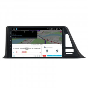 Navigatie dedicata cu Android Toyota C-HR dupa 2016, 8GB RAM, Radio GPS Dual Zone, Display HD IPS 9" Touchscreen, Internet Wi-Fi si slot SIM 4G, Bluetooth, MirrorLink, USB, Waze