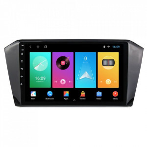 Navigatie dedicata cu Android VW Passat B8 dupa 2015, 1GB RAM, Radio GPS Dual Zone, Display HD 10" Touchscreen, Internet Wi-Fi, Bluetooth, MirrorLink, USB, Waze