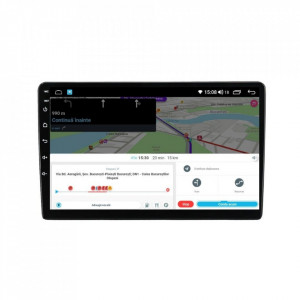Navigatie dedicata cu Android VW Polo 9N 2001 - 2012, 8GB RAM, Radio GPS Dual Zone, Display HD IPS 9" Touchscreen, Internet Wi-Fi si slot SIM 4G, Bluetooth, MirrorLink, USB, Waze