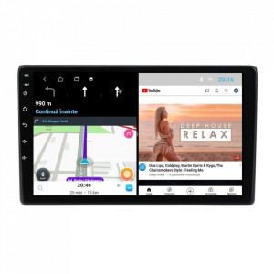 Navigatie dedicata cu Android Audi A4 (B6, B7) 2000 - 2008, 1GB RAM, Radio GPS Dual Zone, Display HD 9" Touchscreen, Internet Wi-Fi, Bluetooth, MirrorLink, USB, Waze