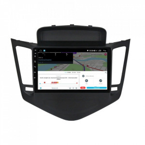 Navigatie dedicata cu Android Chevrolet Cruze 2008 - 2013, 4GB RAM, Radio GPS Dual Zone, Display HD IPS 9" Touchscreen, Internet Wi-Fi si slot SIM 4G, Bluetooth, MirrorLink, USB, Waze
