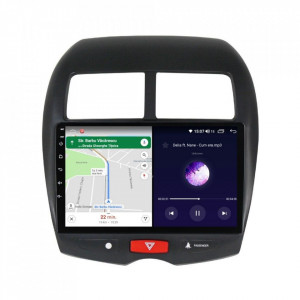 Navigatie dedicata cu Android Citroen C4 Aircross 2012 - 2017, 6GB RAM, Radio GPS Dual Zone, Display HD IPS 10" Touchscreen, Internet Wi-Fi si slot SIM 4G, Bluetooth, MirrorLink, USB, Waze
