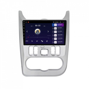 Navigatie dedicata cu Android Dacia Logan I 2008 - 2013, 4GB RAM, Radio GPS Dual Zone, Display HD IPS 9" Touchscreen, Internet Wi-Fi si slot SIM 4G, Bluetooth, MirrorLink, USB, Waze