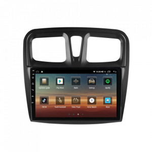 Navigatie dedicata cu Android Dacia Logan II 2012 - 2020, 4GB RAM, Radio GPS Dual Zone, Display HD IPS 10" Touchscreen, Internet Wi-Fi si slot SIM 4G, Bluetooth, MirrorLink, USB, Waze