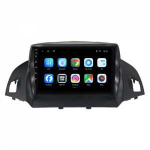 Navigatie dedicata cu Android Ford Kuga II 2012 - 2019, 1GB RAM, Radio GPS Dual Zone, Display HD 9" Touchscreen, Internet Wi-Fi, Bluetooth, MirrorLink, USB, Waze