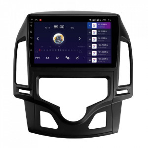 Navigatie dedicata cu Android Hyundai i30 2007 - 2012, clima automata, 4GB RAM, Radio GPS Dual Zone, Display HD IPS 9" Touchscreen, Internet Wi-Fi si slot SIM 4G, Bluetooth, MirrorLink, USB, Waze