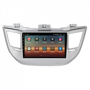 Navigatie dedicata cu Android Hyundai Tucson 2015 - 2018, 6GB RAM, Radio GPS Dual Zone, Display HD IPS 9" Touchscreen, Internet Wi-Fi si slot SIM 4G, Bluetooth, MirrorLink, USB, Waze