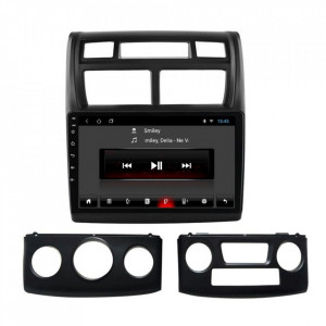 Navigatie dedicata cu Android KIA Sportage 2004 - 2010, 1GB RAM, Radio GPS Dual Zone, Display HD 9" Touchscreen, Internet Wi-Fi, Bluetooth, MirrorLink, USB, Waze