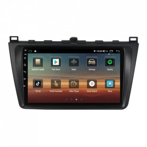 Navigatie dedicata cu Android Mazda 6 2008 - 2013, 8GB RAM, Radio GPS Dual Zone, Display HD IPS 9" Touchscreen, Internet Wi-Fi si slot SIM 4G, Bluetooth, MirrorLink, USB, Waze