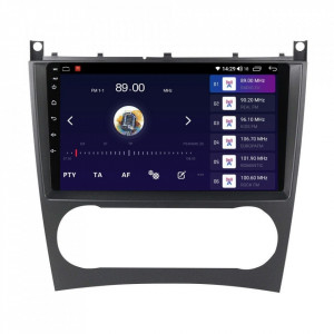 Navigatie dedicata cu Android Mercedes C-Class W203 2004 - 2007, 4GB RAM, Radio GPS Dual Zone, Display HD IPS 9" Touchscreen, Internet Wi-Fi si slot SIM 4G, Bluetooth, MirrorLink, USB, Waze