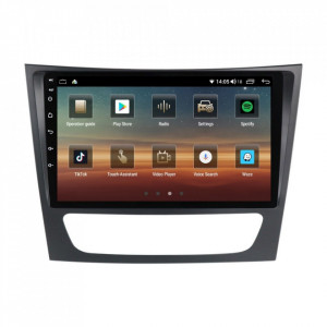 Navigatie dedicata cu Android Mercedes CLS C219 2004 - 2011, 6GB RAM, Radio GPS Dual Zone, Display HD IPS 9" Touchscreen, Internet Wi-Fi si slot SIM 4G, Bluetooth, MirrorLink, USB, Waze