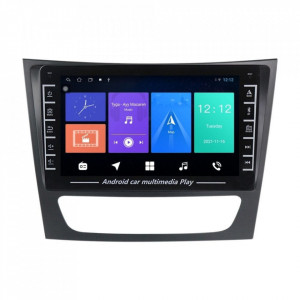 Navigatie dedicata cu Android Mercedes E-Class W211 2002 - 2009, 1GB RAM, Radio GPS Dual Zone, Display HD IPS 8" Touchscreen, Internet Wi-Fi, Bluetooth, MirrorLink, USB, Waze
