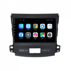 Navigatie dedicata cu Android Mitsubishi Outlander II 2006 - 2012, 1GB RAM, Radio GPS Dual Zone, Display HD 9" Touchscreen, Internet Wi-Fi, Bluetooth, MirrorLink, USB, Waze