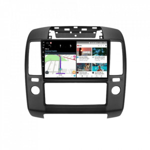 Navigatie dedicata cu Android Nissan Navara D40 2004 - 2014, 6GB RAM, Radio GPS Dual Zone, Display HD IPS 9" Touchscreen, Internet Wi-Fi si slot SIM 4G, Bluetooth, MirrorLink, USB, Waze