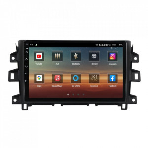 Navigatie dedicata cu Android Nissan Navara / NP300 D23 dupa 2014, 4GB RAM, Radio GPS Dual Zone, Display HD IPS 9" Touchscreen, Internet Wi-Fi si slot SIM 4G, Bluetooth, MirrorLink, USB, Waze