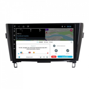 Navigatie dedicata cu Android Nissan X-Trail T32 2014 - 2021, 2GB RAM, Radio GPS Dual Zone, Display HD 10" Touchscreen, Internet Wi-Fi, Bluetooth, MirrorLink, USB, Waze