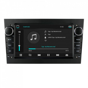 Navigatie dedicata cu Android Opel Astra H 2004 - 2014, negru, 1GB RAM, Radio GPS Dual Zone, Display HD 7" Touchscreen, Internet Wi-Fi, Bluetooth, MirrorLink, USB, Waze
