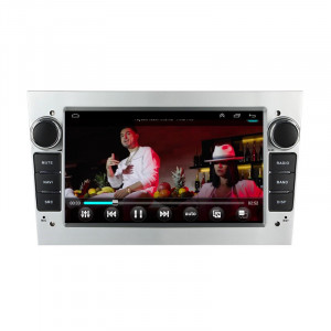 Navigatie dedicata cu Android Opel Corsa D 2006 - 2014, gri deschis, 1GB RAM, Radio GPS Dual Zone, Display HD 7" Touchscreen, Internet Wi-Fi, Bluetooth, MirrorLink, USB, Waze