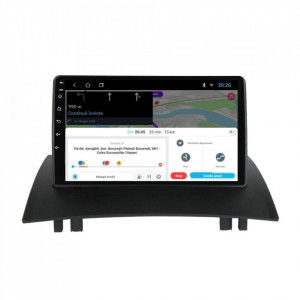 Navigatie dedicata cu Android Renault Megane II 2001 - 2009, 2GB RAM, Radio GPS Dual Zone, Display HD 9" Touchscreen, Internet Wi-Fi, Bluetooth, MirrorLink, USB, Waze