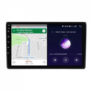 Navigatie dedicata cu Android Seat Exeo 2009 - 2013, 8GB RAM, Radio GPS Dual Zone, Display HD IPS 9" Touchscreen, Internet Wi-Fi si slot SIM 4G, Bluetooth, MirrorLink, USB, Waze