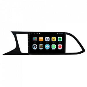 Navigatie dedicata cu Android Seat Leon 5F 2013 - 2020, 2GB RAM, Radio GPS Dual Zone, Display HD 9" Touchscreen, Internet Wi-Fi, Bluetooth, MirrorLink, USB, Waze