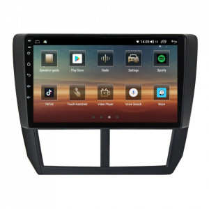 Navigatie dedicata cu Android Subaru Forester 2008 - 2013, 4GB RAM, Radio GPS Dual Zone, Display HD IPS 9" Touchscreen, Internet Wi-Fi si slot SIM 4G, Bluetooth, MirrorLink, USB, Waze
