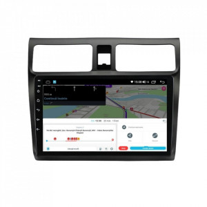 Navigatie dedicata cu Android Suzuki Swift III 2005 - 2010, 4GB RAM, Radio GPS Dual Zone, Display HD IPS 10" Touchscreen, Internet Wi-Fi si slot SIM 4G, Bluetooth, MirrorLink, USB, Waze
