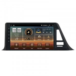 Navigatie dedicata cu Android Toyota C-HR dupa 2016, 6GB RAM, Radio GPS Dual Zone, Display HD IPS 9" Touchscreen, Internet Wi-Fi si slot SIM 4G, Bluetooth, MirrorLink, USB, Waze