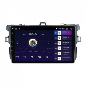 Navigatie dedicata cu Android Toyota Corolla 2007 - 2013, 6GB RAM, Radio GPS Dual Zone, Display HD IPS 9" Touchscreen, Internet Wi-Fi si slot SIM 4G, Bluetooth, MirrorLink, USB, Waze