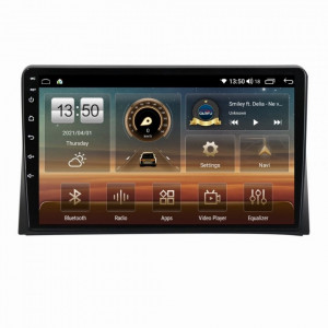 Navigatie dedicata cu Android VW Multivan V (2003-2015), 4GB RAM, Radio GPS Dual Zone, Display HD IPS 9" Touchscreen, Internet Wi-Fi si slot SIM 4G, Bluetooth, MirrorLink, USB, Waze