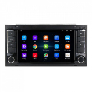 Navigatie dedicata cu Android VW Touareg 7L 2002 - 2011, 2GB RAM, Radio GPS Dual Zone, Display HD 7" Touchscreen, Internet Wi-Fi, Bluetooth, MirrorLink, USB, Waze