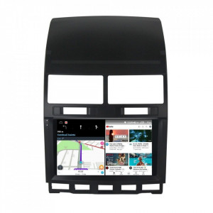 Navigatie dedicata cu Android VW Touareg 7L 2002 - 2011, 4GB RAM, Radio GPS Dual Zone, Display HD IPS 9" Touchscreen, Internet Wi-Fi si slot SIM 4G, Bluetooth, MirrorLink, USB, Waze