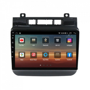 Navigatie dedicata cu Android VW Touareg 7P 2010 - 2018, 4GB RAM, Radio GPS Dual Zone, Display HD IPS 9" Touchscreen, Internet Wi-Fi si slot SIM 4G, Bluetooth, MirrorLink, USB, Waze