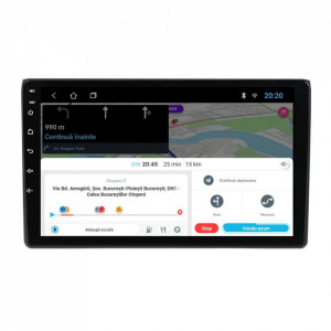 Navigatie dedicata cu Android Audi A4 (B6, B7) 2000 - 2008, 1GB RAM, Radio GPS Dual Zone, Display HD 9" Touchscreen, Internet Wi-Fi, Bluetooth, MirrorLink, USB, Waze