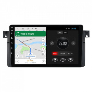 Navigatie dedicata cu Android BMW Seria 3 (E46) 1997 - 2005, 1GB RAM, Radio GPS Dual Zone, Display HD 9" Touchscreen, Internet Wi-Fi, Bluetooth, MirrorLink, USB, Waze