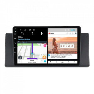 Navigatie dedicata cu Android BMW Seria 5 (E39) 1995 - 2003, 1GB RAM, Radio GPS Dual Zone, Display HD 9" Touchscreen, Internet Wi-Fi, Bluetooth, MirrorLink, USB, Waze